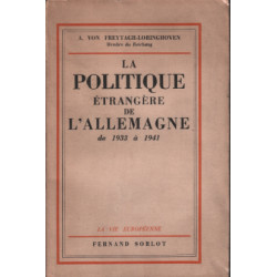 La politique etrangere de l'allemagne de 1933 à 1941