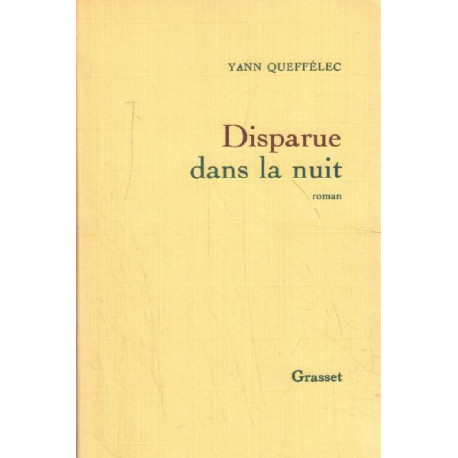 Disparue dans la nuit
