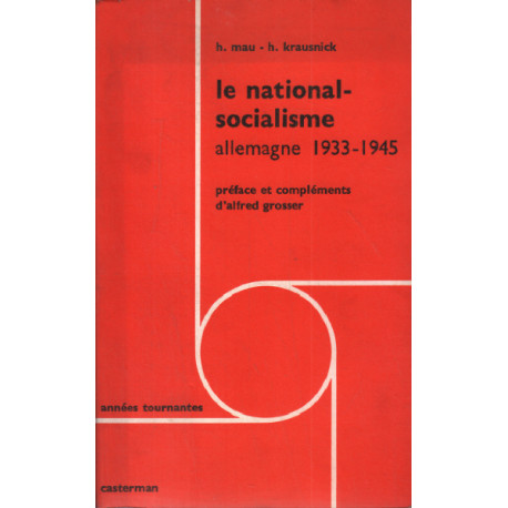 Le national socialisme / allemagne 1933-1945