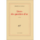 Livres des guerriers d'or