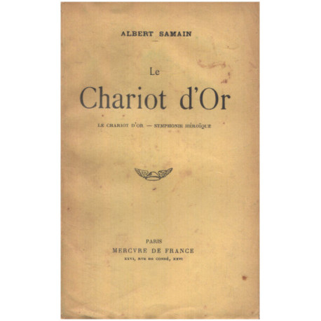 Le chariot d'or -symphonie héroïque