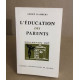 L'éducation des parents