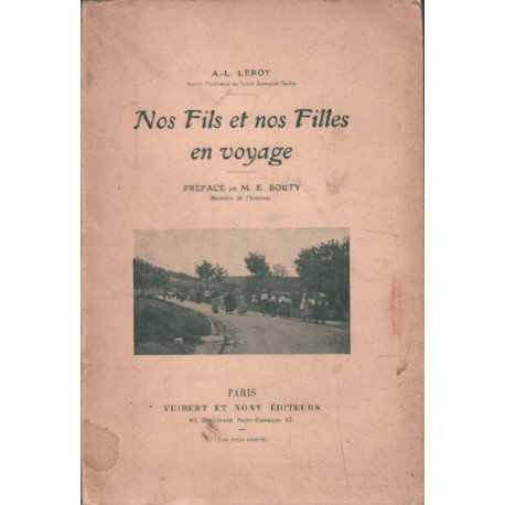 Nos fils et nos filles en voyage