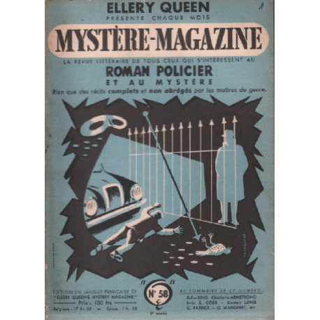 Ellery queen mystere magazine n ° 58