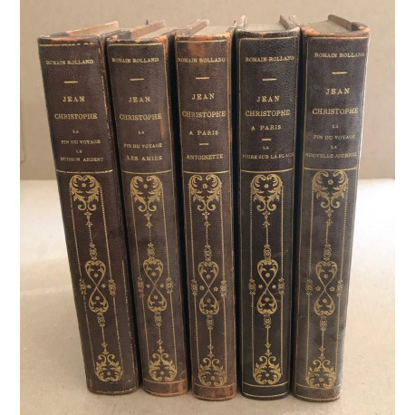 Jean christophe à paris / 5 tomes