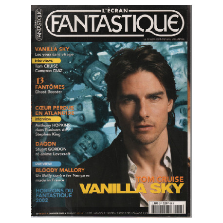 L'écran fantastique / Revue cinéma n° 217 vanilla sky