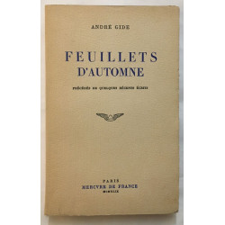 Feuillets d' Automne (prédés de quelques récents écrits édition de...