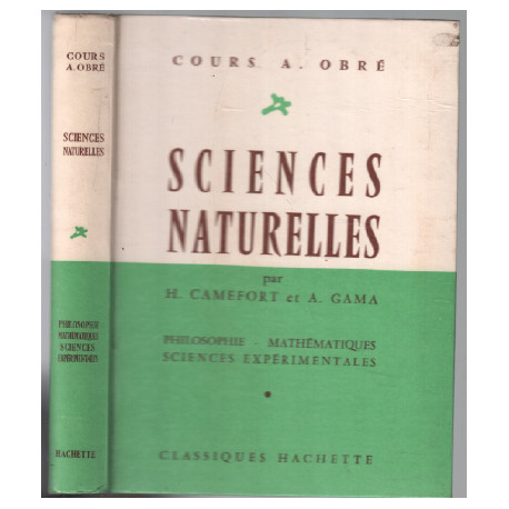 Sciences naturelles / philosophie mathématiques et sciences...