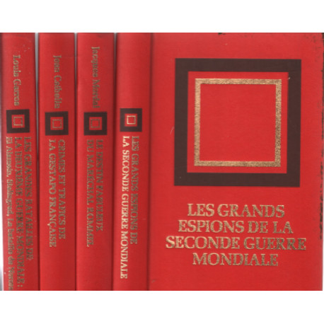 Les grands espions de la seconde guerre mondiale/ complet en 4 tomes
