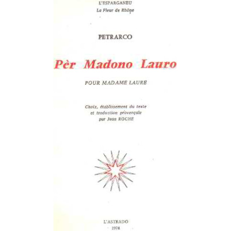 Pèr madono lauro