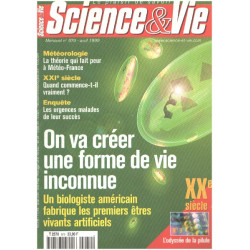 Science et vie n° 979 / on va creer une forme de vie inconnue