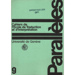 Parallèles / cahier n° 9 / école de traduction et d'interprétation