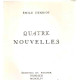 Quatre nouvelles