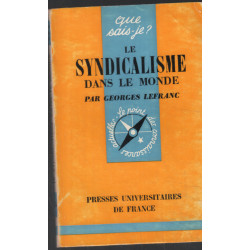 Le syndicalisme dans le monde