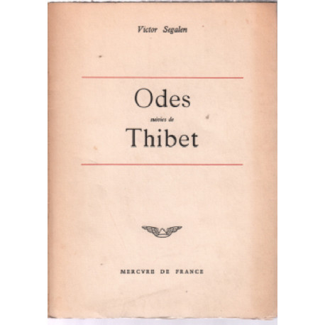 Odes suivies de thibet