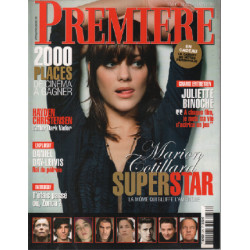 Revue cinéma première n° 2008 juliette binoche marion cotillard