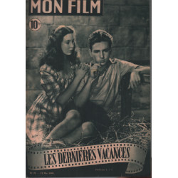 Les dernières vacances / revue mon film n° 91 odile versois michel...