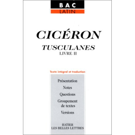 Tusculanes : Livre II