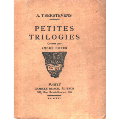 Petites trilogies ornées par andré Hofer