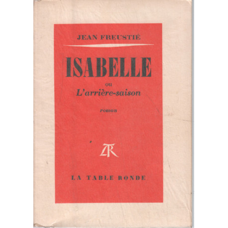 Isabelle ou l'arrière-saison