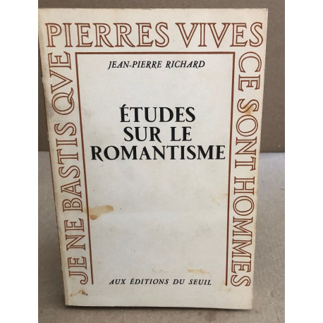 Études sur le romantisme