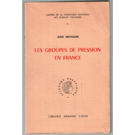 Les groupes de pression en france
