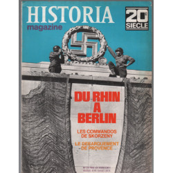Du rhin à berlin commandos de skorzeny / historia magazine n° 174