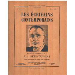 Les ecrivains contemporains n° 7 / T'serstevens