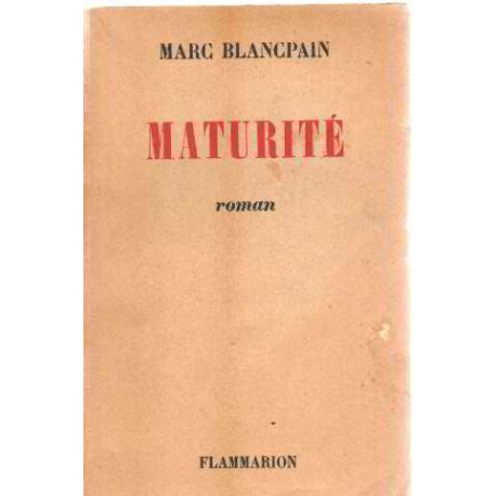 Maturité