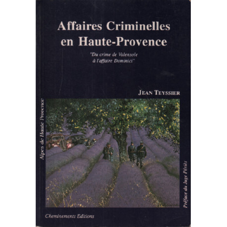 Affaires criminelles en haute-provence
