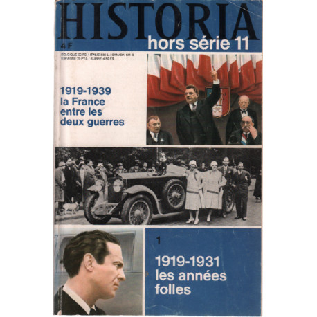 Historia hors série n° 11 / 1919-1939 la france entre les 2 guerres