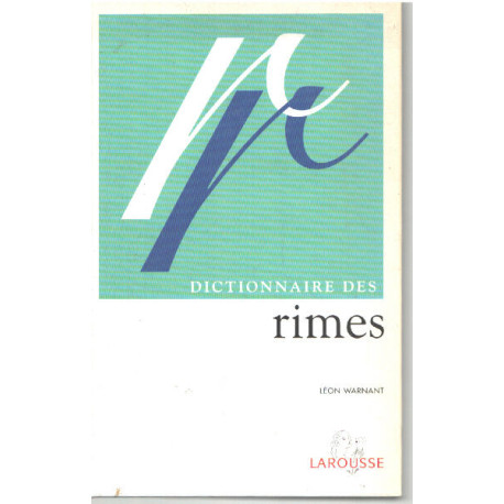 Dictionnaire des rimes