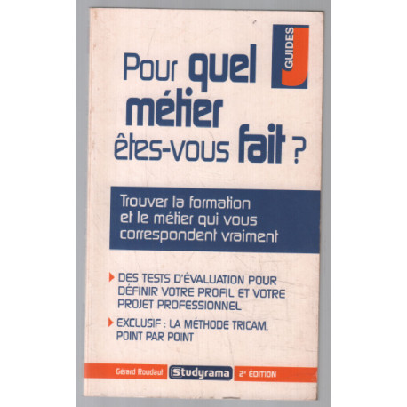 Pour quel métier êtes-vous fait