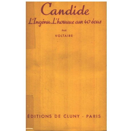 Candide l'ingenue l'homme aux 40 écus