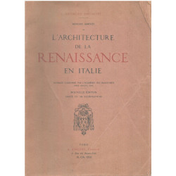 Histoire abrégée de l'architecture de la renaissance en italie...