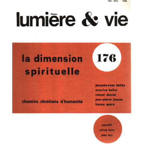 La dimension spirituelle