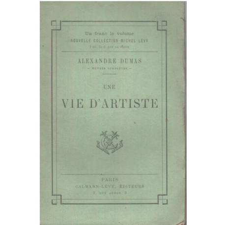 Une vie d'artiste