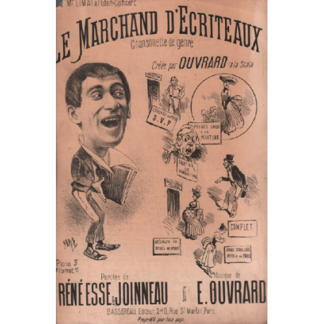 Le marchand d'écriteaux / paroles et musique