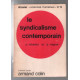 Le syndicalisme contemporain