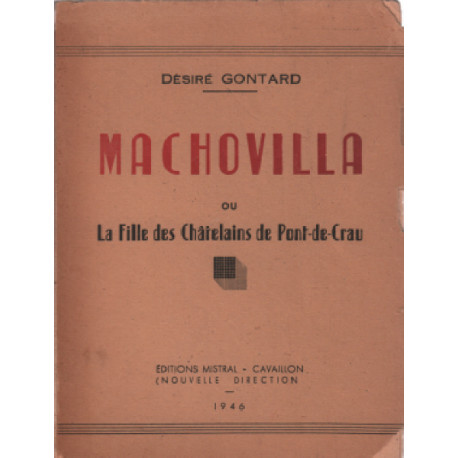 Machovilla ou la fille des chatelains de pont-de-crau