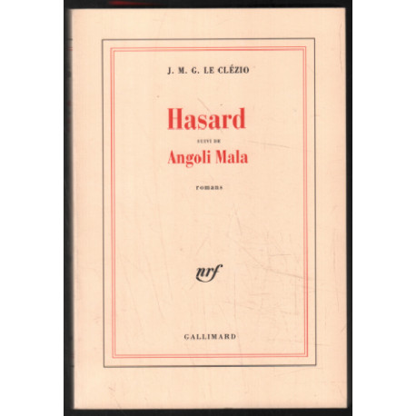 Hasard. Suivi De Angoli Mala