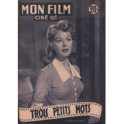 Trois petits mots / Revue mon film n° 273 / arlene dahl