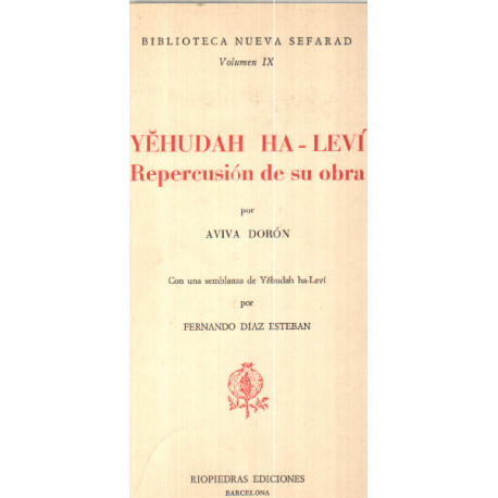 Yehudah ha-levi repercusion de su obra