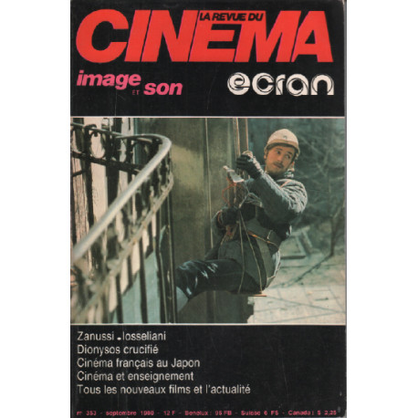 La revue du cinéma image et son n° 353