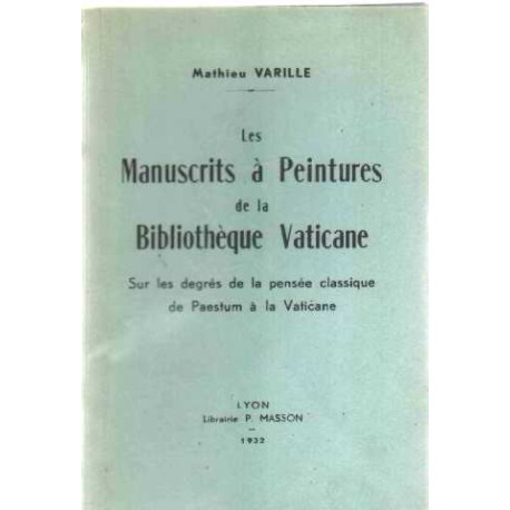 Les manuscrits à peintures de la bibliotheque vaticane/ sur les...