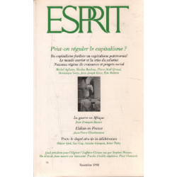 Revue esprit / novembre 1998 / peut t'on réguler le capitalisme
