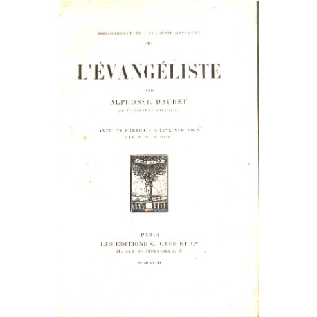 L'évangéliste / portrait sur bois gravé par Vibert