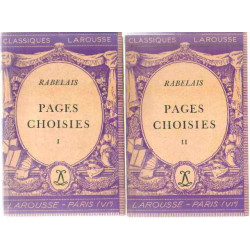 Pages choisies / 2 tomes
