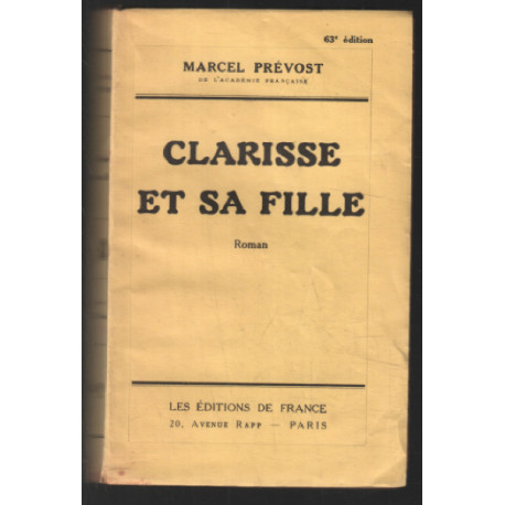 Clarisse et sa fille