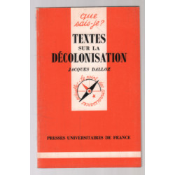 Textes sur la décolonisation